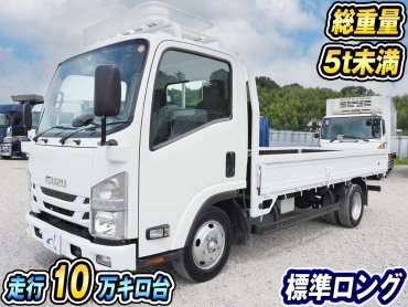 いすゞ エルフ 平ボディ 小型 TRG-NLR85AR 年式 H29[写真01]