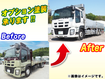 いすゞ ギガ 平ボディ 大型 QKG-CYL77A 年式 H26[写真02]