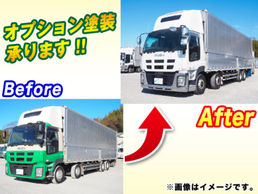 いすゞ ギガ ウイング車 大型 LKG-CYJ77A 年式 H23[写真02]