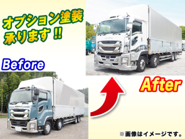 いすゞ ギガ ウイング車 大型 QPG-CYJ77B 年式 H28[写真02]