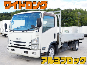 いすゞ エルフ 平ボディ 小型 TRG-NPR85AR 年式 H27[写真01]