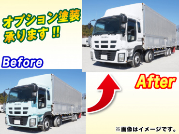 いすゞ ギガ ウイング車 大型 QKG-CYJ77A 年式 H25[写真02]