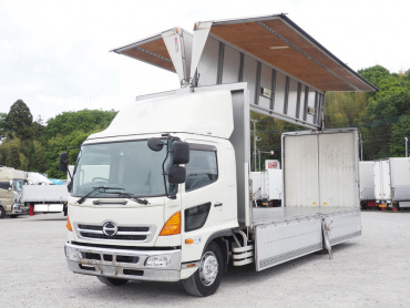 日野 レンジャープロ ウイング車 中増t QKG-FE7JPAG 年式 H26[写真03]