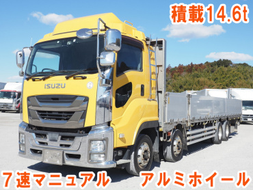 いすゞギガ平ボディ大型QKG-CYJ77B年式H28