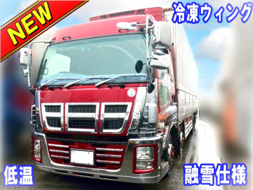 いすゞ ギガ 冷凍ウイング 大型 QKG-CYJ77A 年式 H28