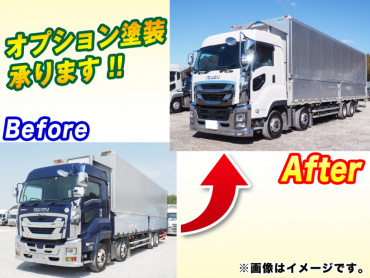 いすゞ ギガ ウイング車 大型 2PG-CYJ77C 年式 H30[写真02]