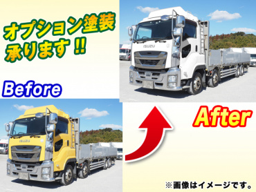 いすゞ ギガ 平ボディ 大型 QKG-CYJ77B 年式 H28[写真03]