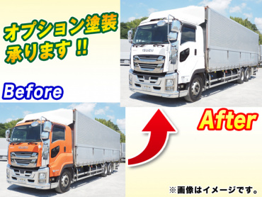 いすゞ ギガ ウイング車 大型 QPG-CYL77B 年式 H29[写真02]