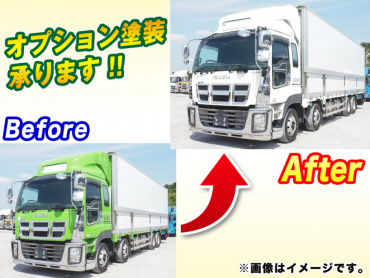 いすゞ ギガ 冷凍ウイング 大型 QKG-CYJ77A 年式 H27[写真02]