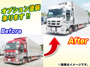 いすゞ ギガ 冷凍ウイング 大型 QKG-CYJ77A 年式 H28[写真02]
