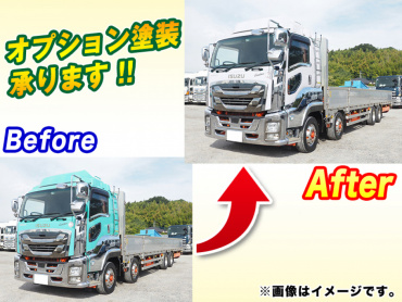 いすゞ ギガ 平ボディ 大型 QKG-CYJ77B 年式 H29[写真03]