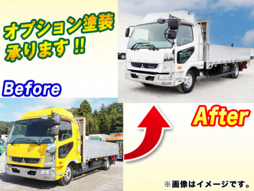 三菱ふそう ファイター 平ボディ 中型 TKG-FK61F 年式 H24[写真02]