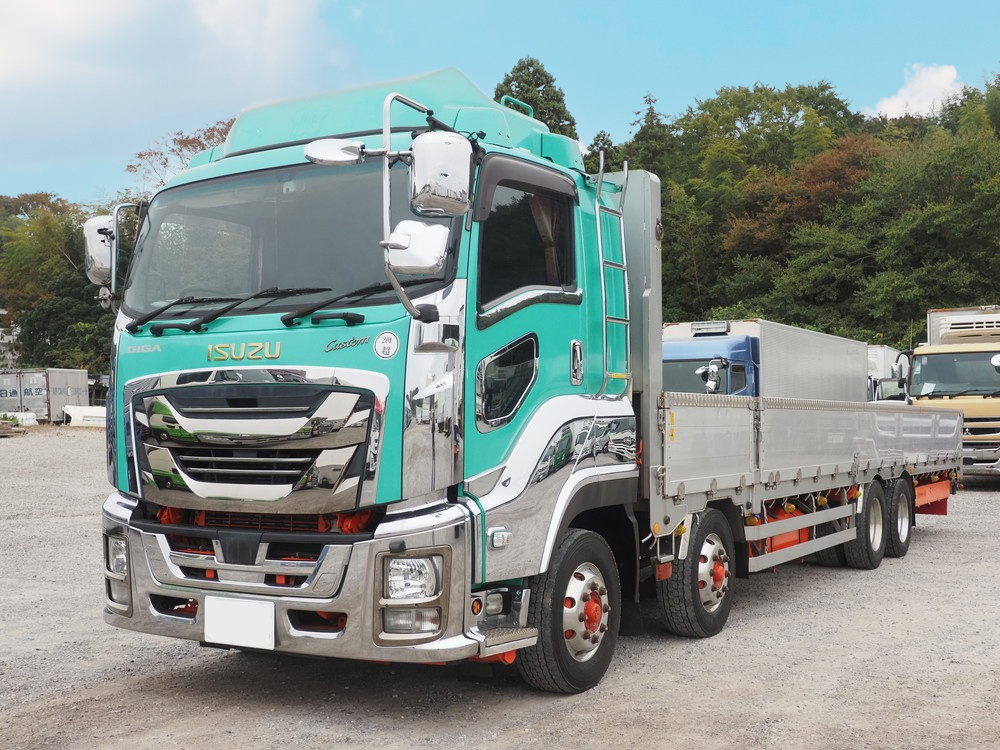 いすゞ ギガ 平ボディ 大型 QKG-CYJ77B 年式 H29[写真01]