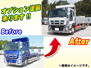 いすゞ ギガ 平ボディ 大型 QKG-CYL77A 年式 H25[写真03]