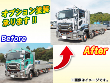 いすゞ ギガ 平ボディ 大型 QKG-CYJ77B 年式 H29[写真03]