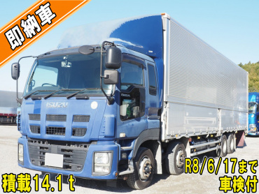 いすゞ ギガ ウイング車 大型 QKG-CYJ77A 年式 H27