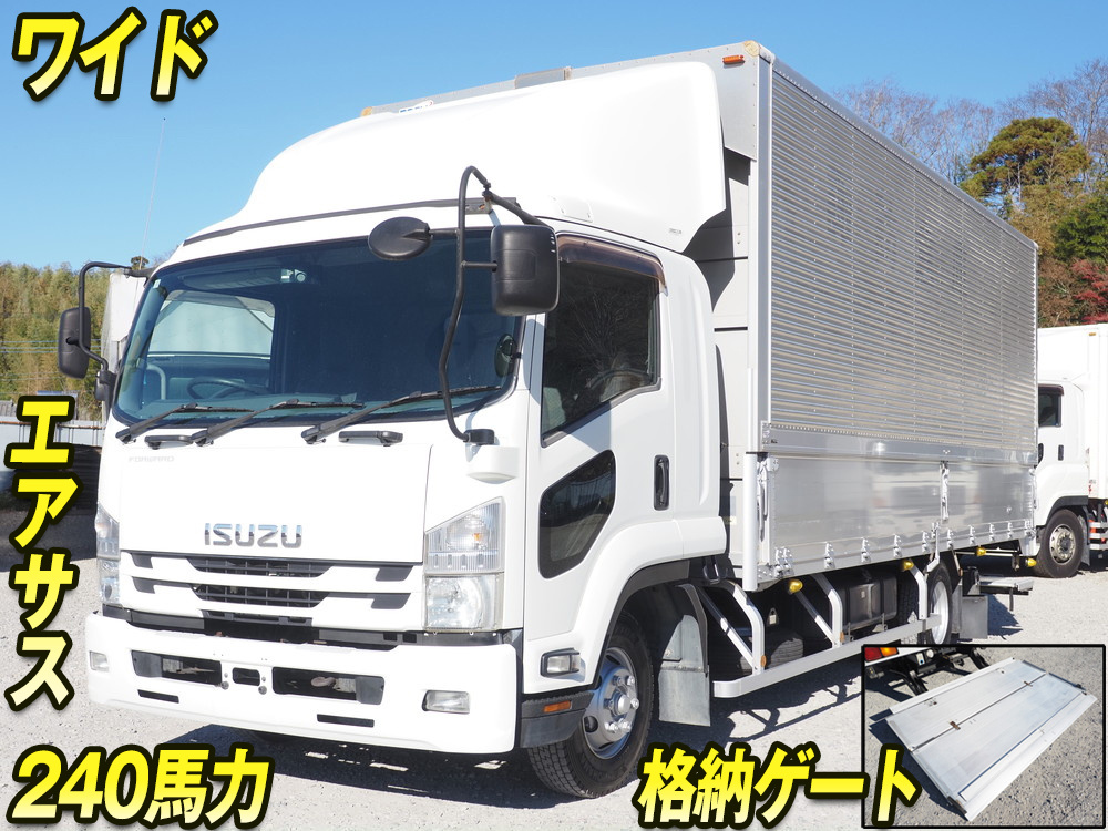 いすゞ フォワード ウイング車 中型 TKG-FRR90T2 年式 H27[写真01]