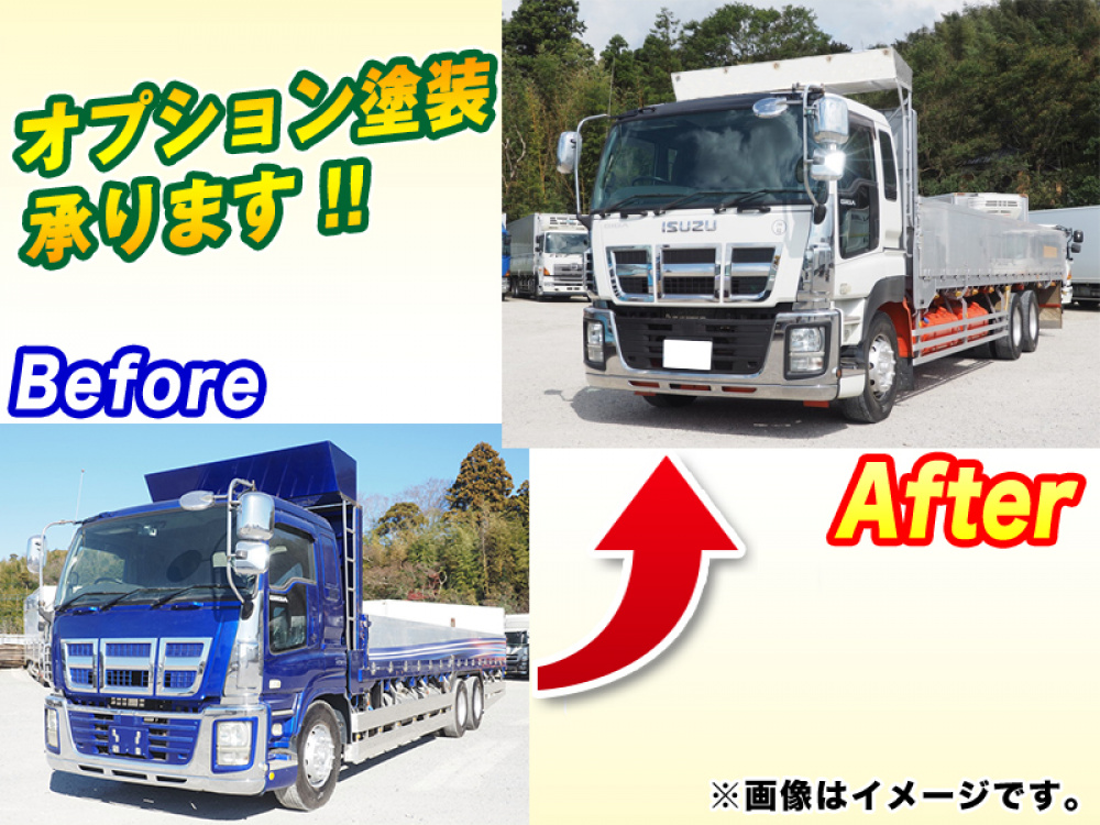 いすゞ ギガ 平ボディ 大型 QKG-CYL77A 年式 H25[写真03]