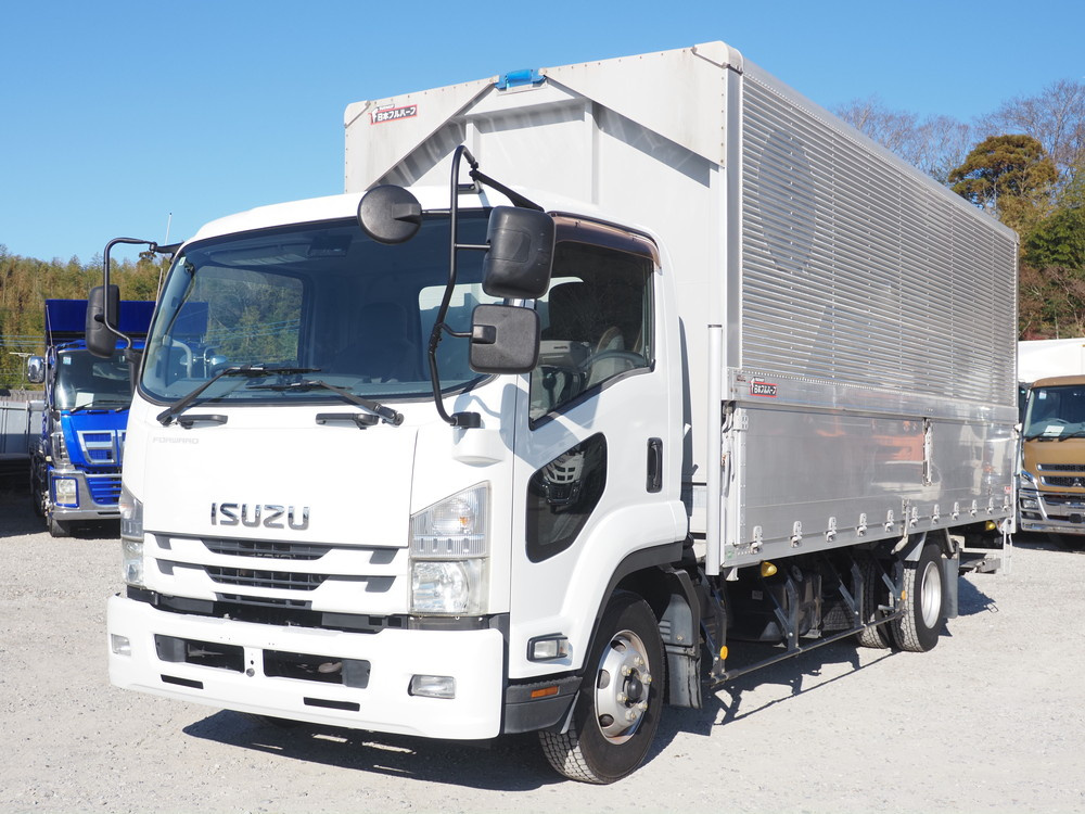 いすゞ フォワード ウイング車 中型 TKG-FRR90T2 年式 H27[写真01]