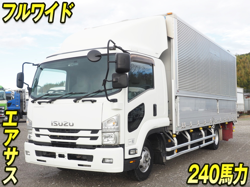 いすゞ フォワード ウイング車 中型 TKG-FRR90T2 年式 H28[写真01]