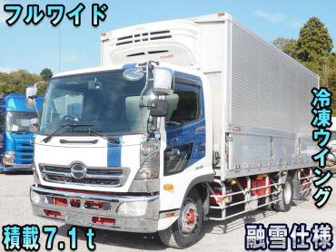 日野 レンジャープロ 冷凍ウイング 中増t QKG-FJ7JJAA 年式 H27