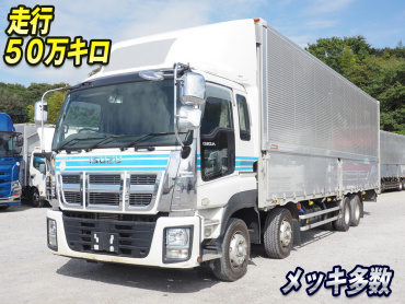 いすゞ ギガ ウイング車 大型 QKG-CYJ77A 年式 H27