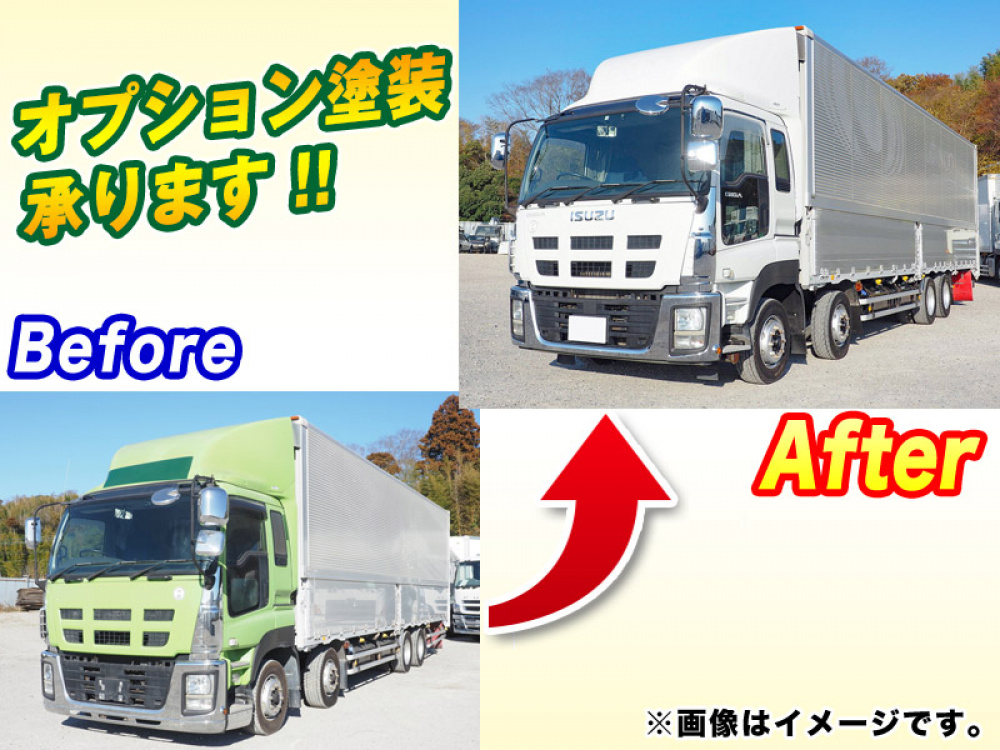 いすゞ ギガ ウイング車 大型 QKG-CYJ77A 年式 H27[写真02]