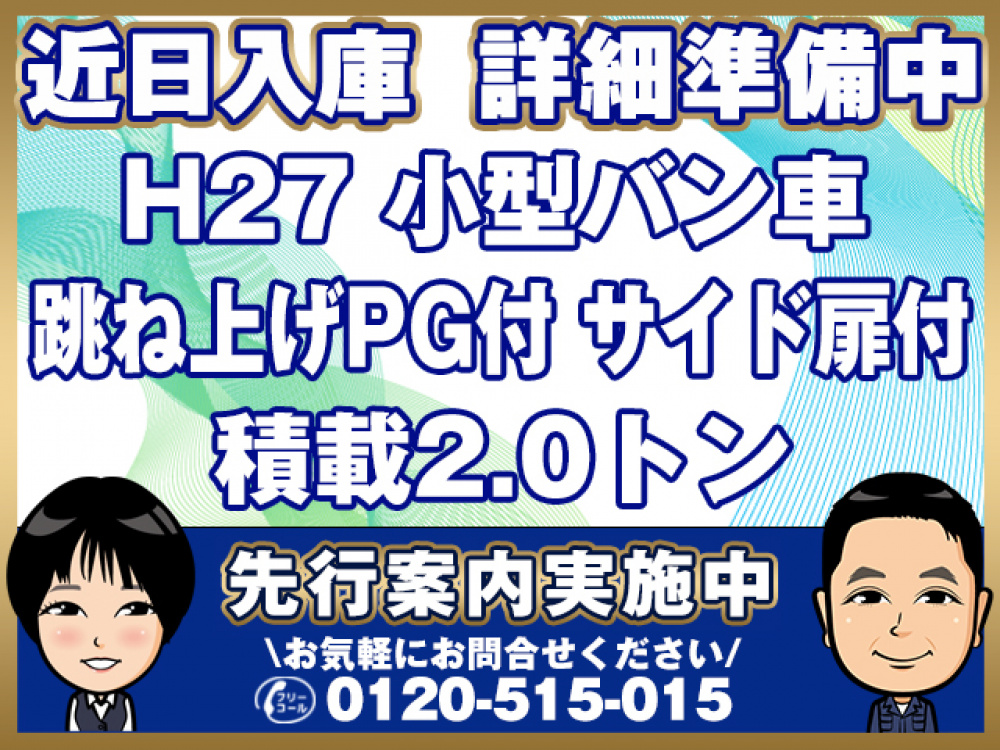 いすゞ エルフ バン車 小型 TPG-NMR85AN 年式 H27[写真01]