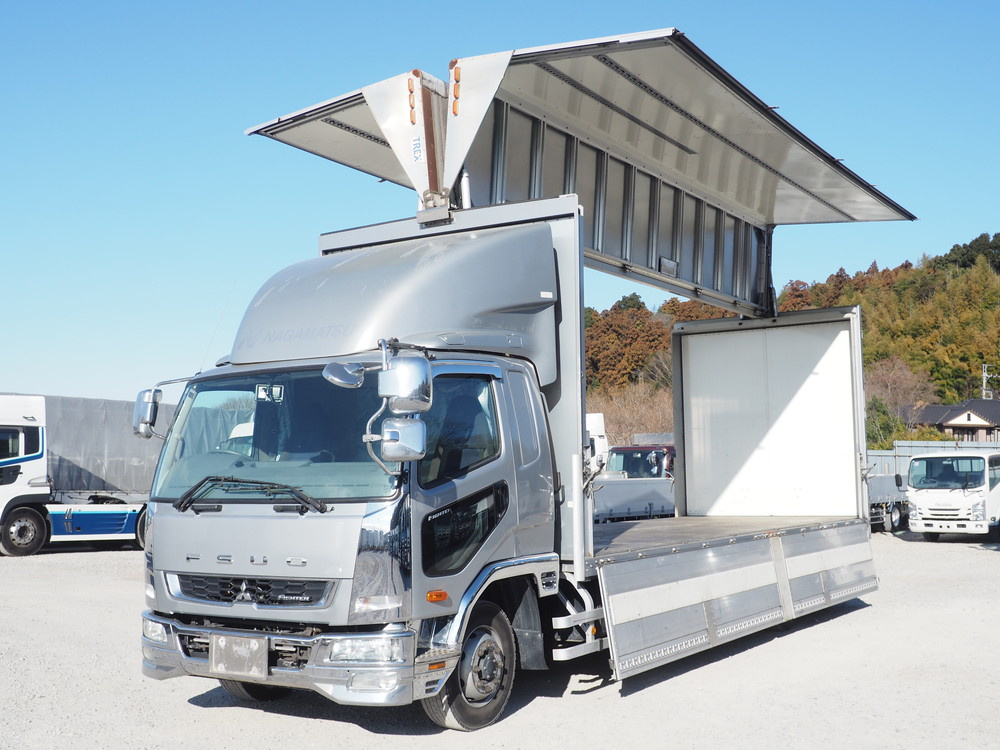 三菱ふそう ファイター ウイング車 中増t QKG-FK62FZ 年式 H27[写真03]