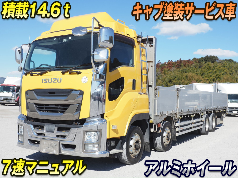 いすゞ ギガ 平ボディ 大型 QKG-CYJ77B 年式 H28[写真01]