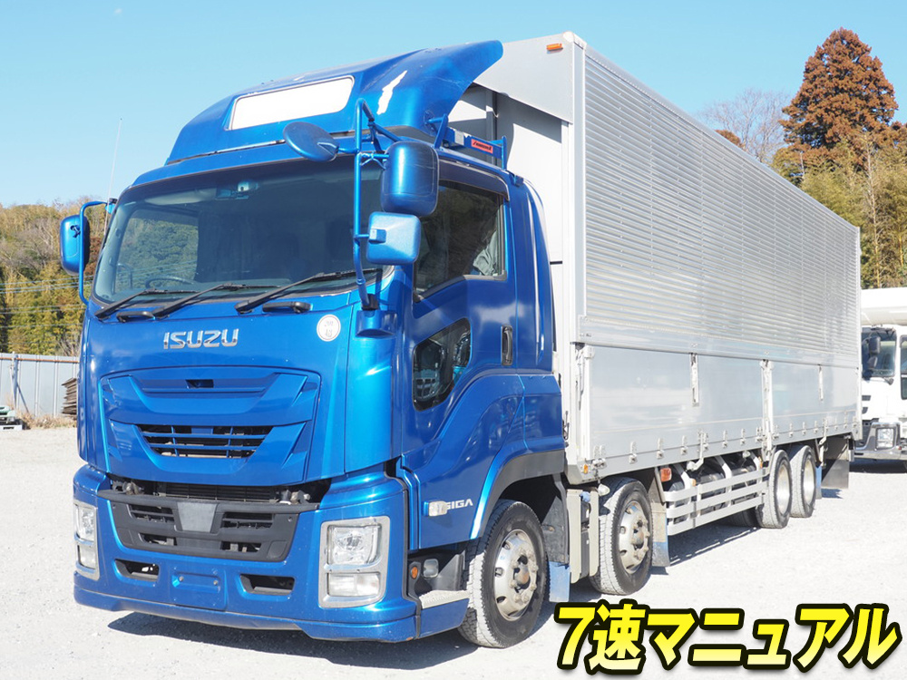 いすゞ ギガ ウイング車 大型 2PG-CYJ77C 年式 H30[写真01]