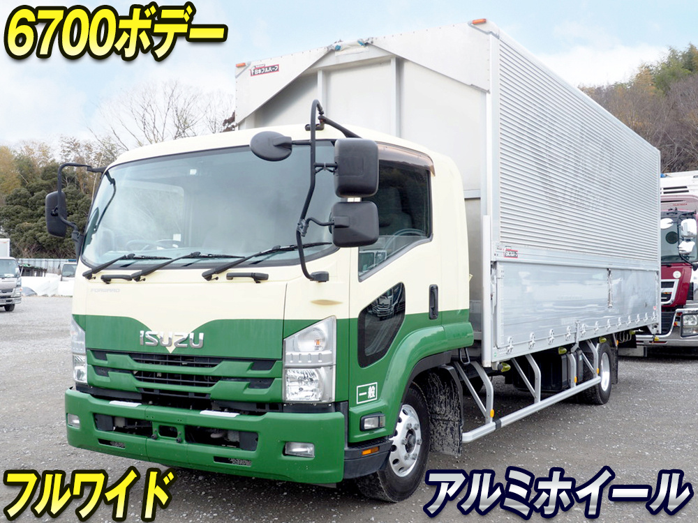 いすゞ フォワード ウイング車 中型 TKG-FRR90S2 年式 H27[写真01]