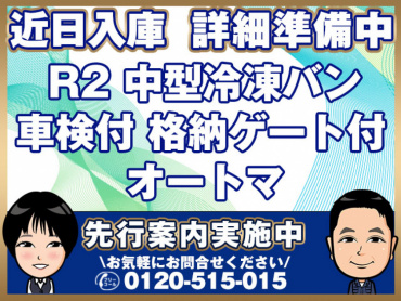 いすゞフォワード冷凍バン-2PG-FRR90T2年式R2