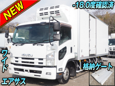 いすゞフォワード冷凍バン中型TKG-FRR90T2年式H26