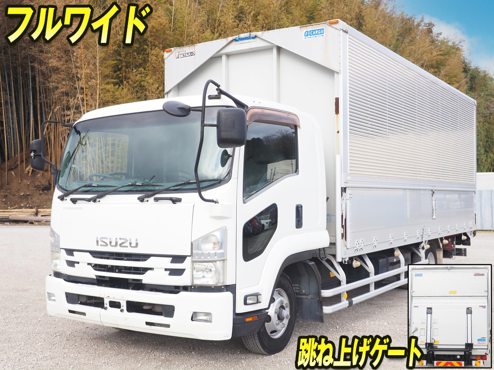 いすゞ フォワード ウイング車 中型 TKG-FRR90S2 年式 H27[写真01]