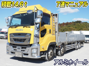 いすゞギガ平ボディ大型QKG-CYJ77B年式H28