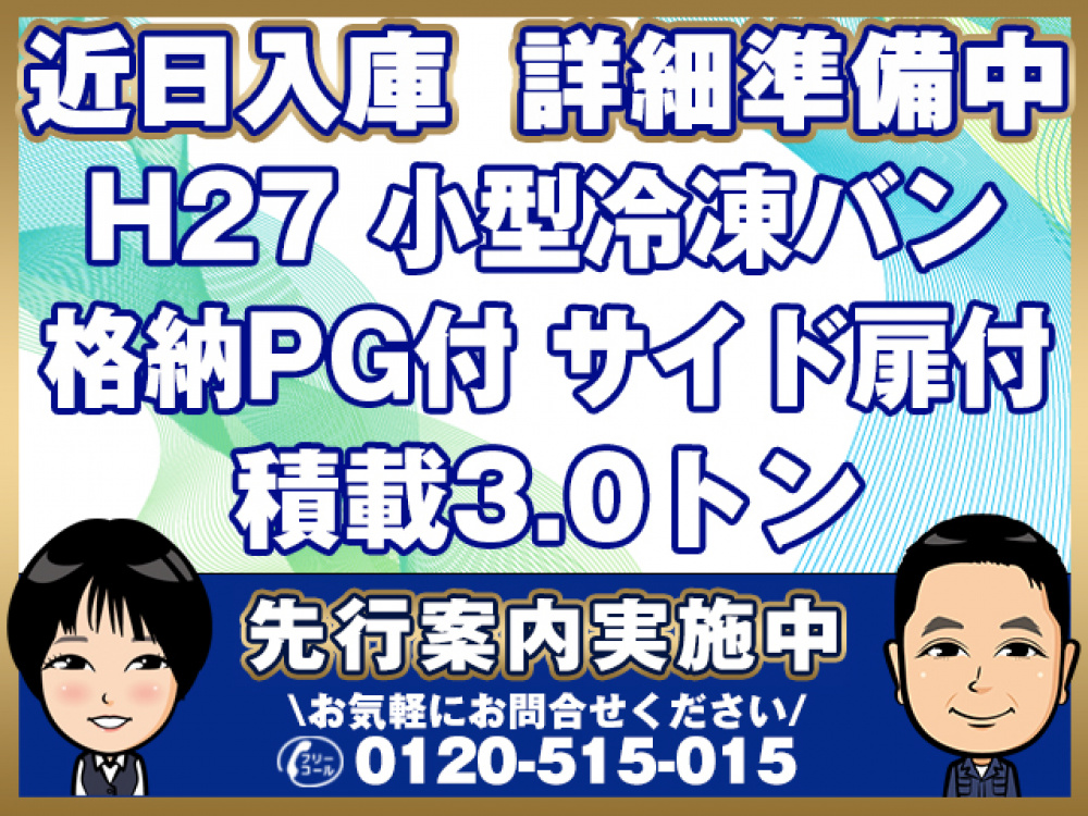 いすゞ エルフ 冷凍バン 小型 TPG-NPR85AN 年式 H27[写真01]