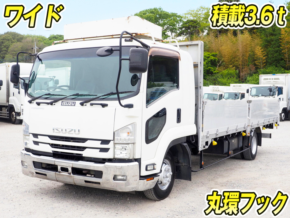 いすゞ フォワード 平ボディ 中型 TKG-FRR90S2 年式 H28[写真01]