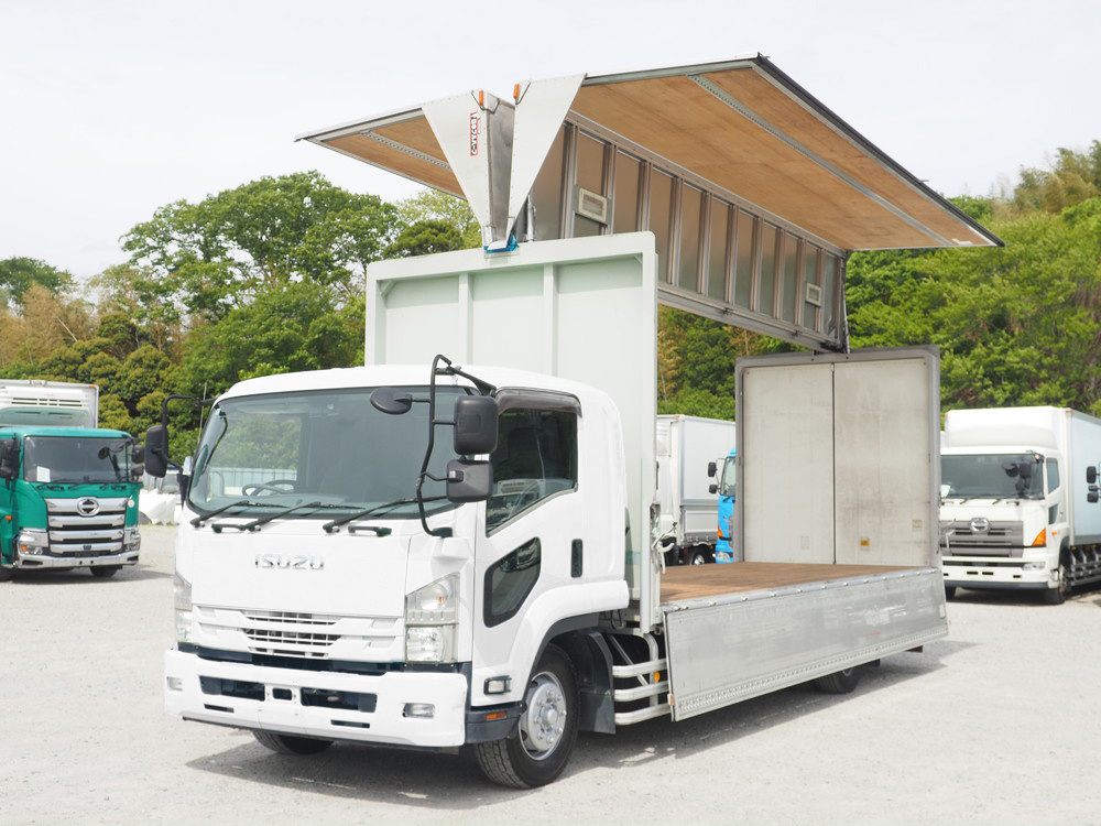 いすゞ フォワード ウイング車 中増t LPG-FTR90S2 年式 H27[写真02]