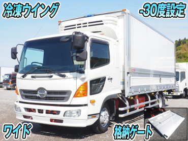 日野レンジャープロ冷凍ウイング中型TKG-FD9JLAA年式H29