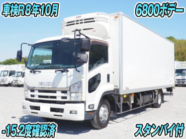 いすゞフォワード冷凍バン中型TKG-FRR90T2年式H26