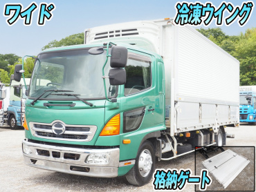 日野レンジャープロ冷凍ウイング中型BKG-FD7JLYA年式H23