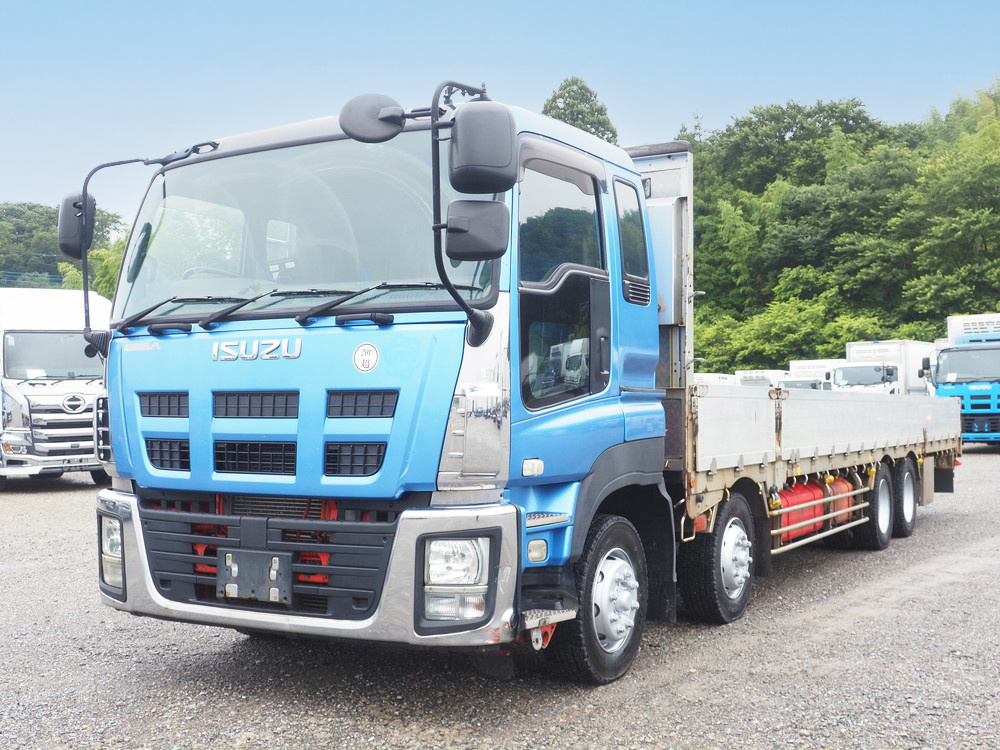 いすゞ ギガ 平ボディ 大型 QKG-CYJ77A 年式 H27[写真02]