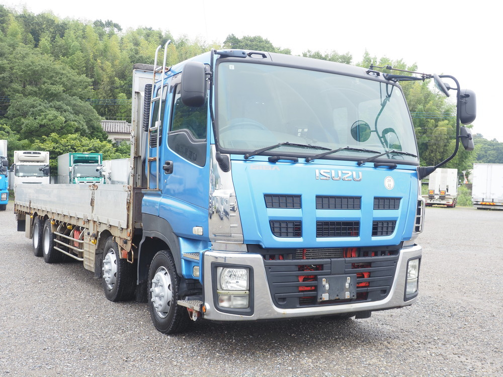 いすゞ ギガ 平ボディ 大型 QKG-CYJ77A 年式 H27[写真04]