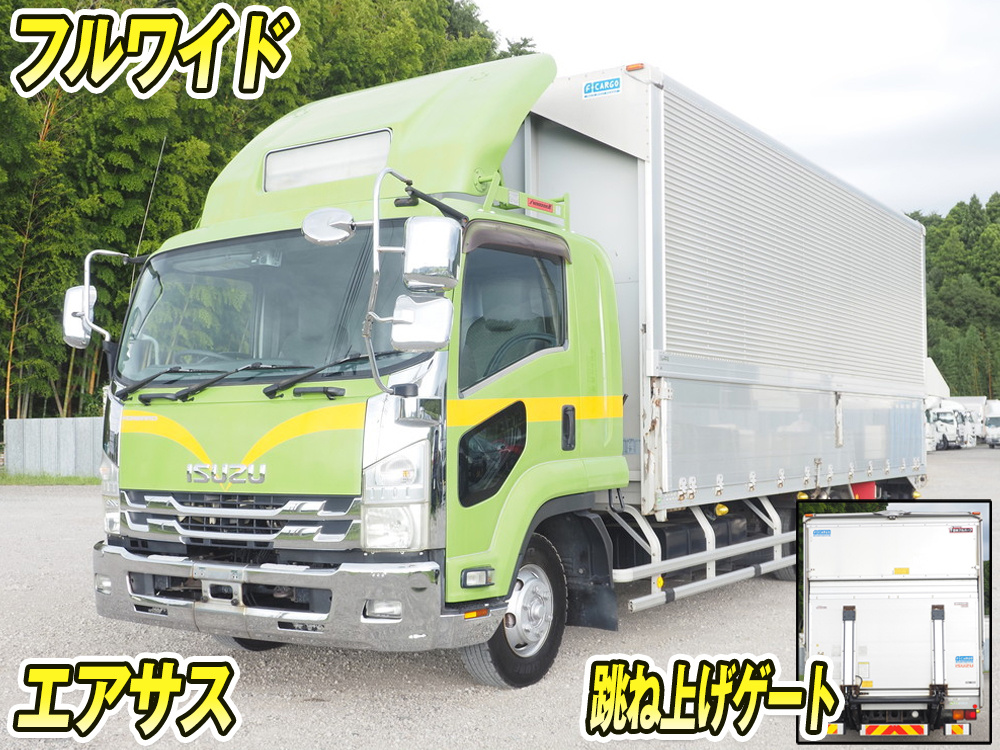 いすゞ フォワード ウイング車 中型 TKG-FRR90T2 年式 H27[写真01]