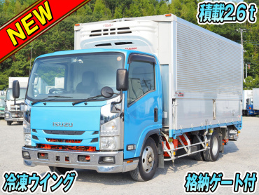 いすゞエルフ冷凍ウイング小型TRG-NPR85AN年式H30
