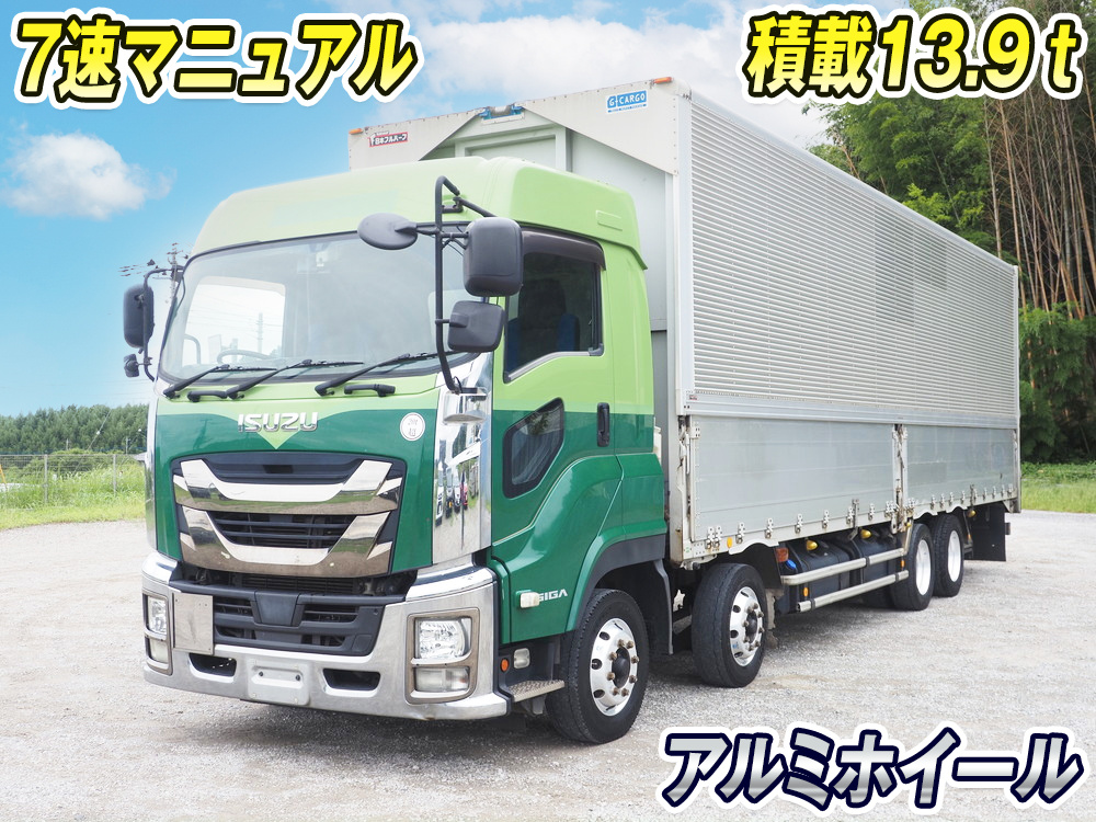 いすゞ ギガ ウイング車 大型 QKG-CYJ77B 年式 H29[写真01]