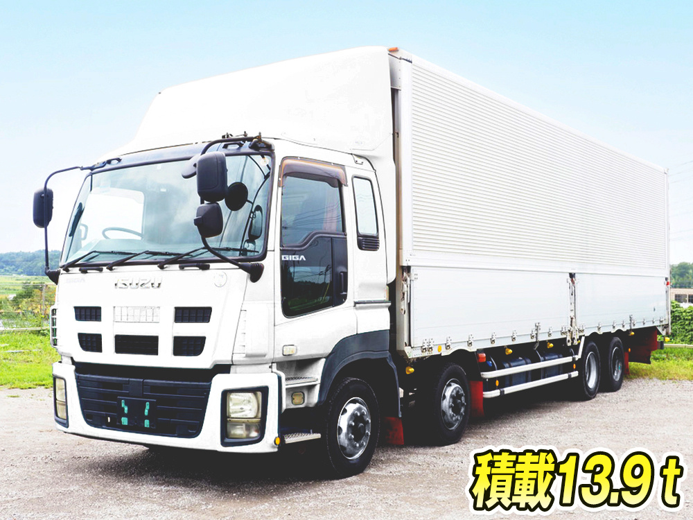 いすゞ ギガ ウイング車 大型 QKG-CYJ77A 年式 H25[写真01]