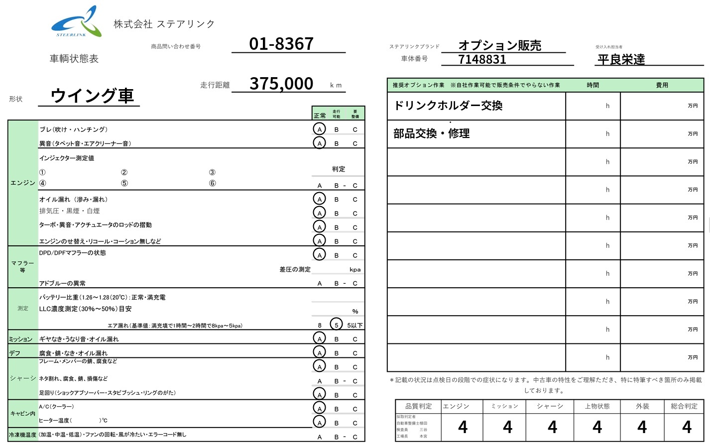 いすゞ フォワード ウイング車 中型 2RG-FRR90T2 年式 R2[写真46]