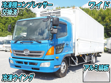 日野レンジャープロ冷凍ウイング中型SKG-FD7JLAA年式H24
